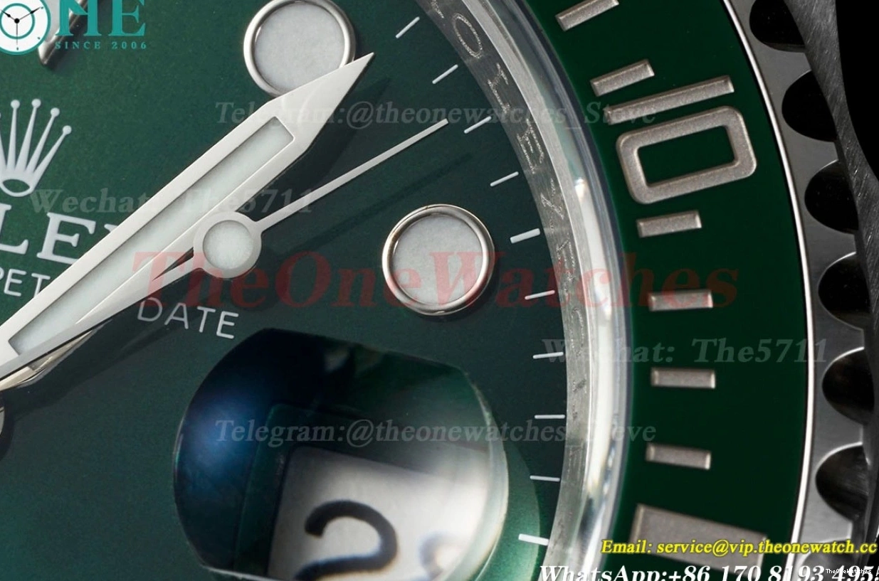 VS3135 SS 116610LV Hulk 40mm Green Submariner Dial ARF SS 0407